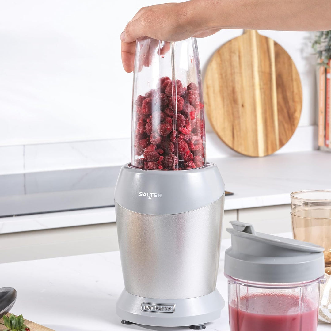Salter EK2002V4MMSVDE Aspen NutriPro Standmixer – kompakter Standmixer, Mini-Smoothie-Maker, 1-l-Mix