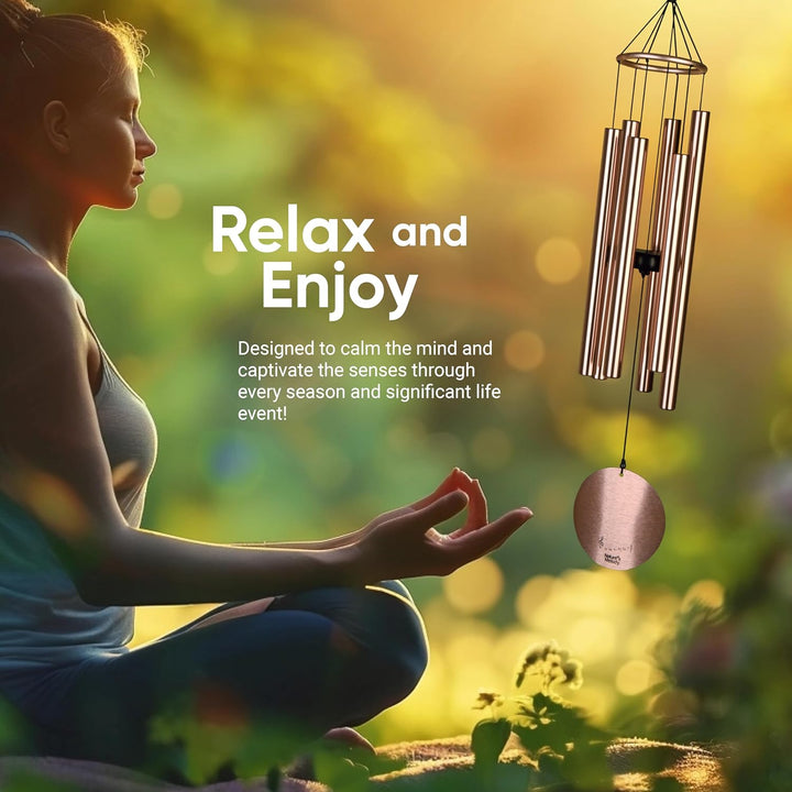 Wind chimes - Aureole Tunes 36" Rose Gold, Gold