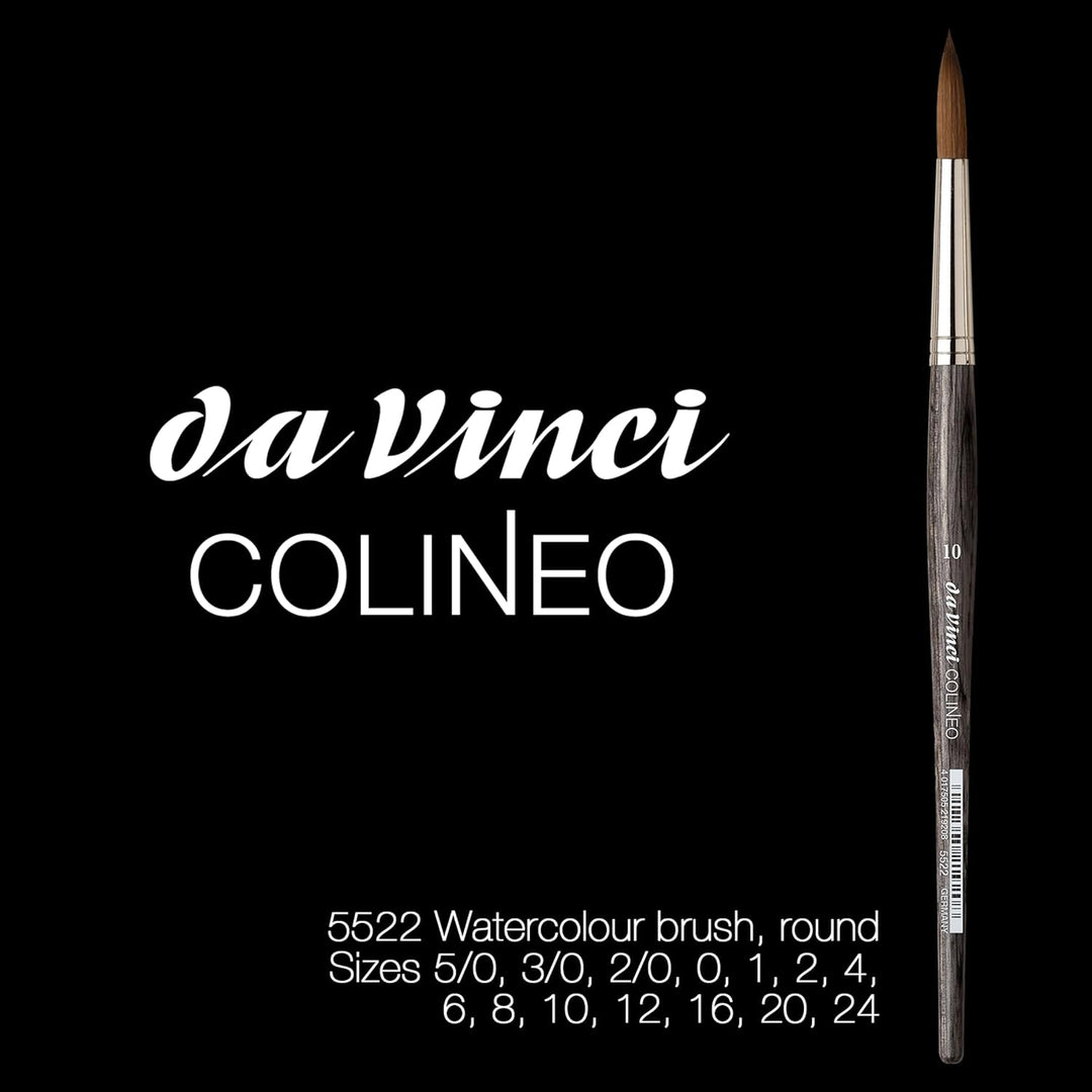Da Vinci : Colineo : Kolinsky Sable Synthetic Watercolour : Series 5522 : Round : Size 20 Rund 20, R