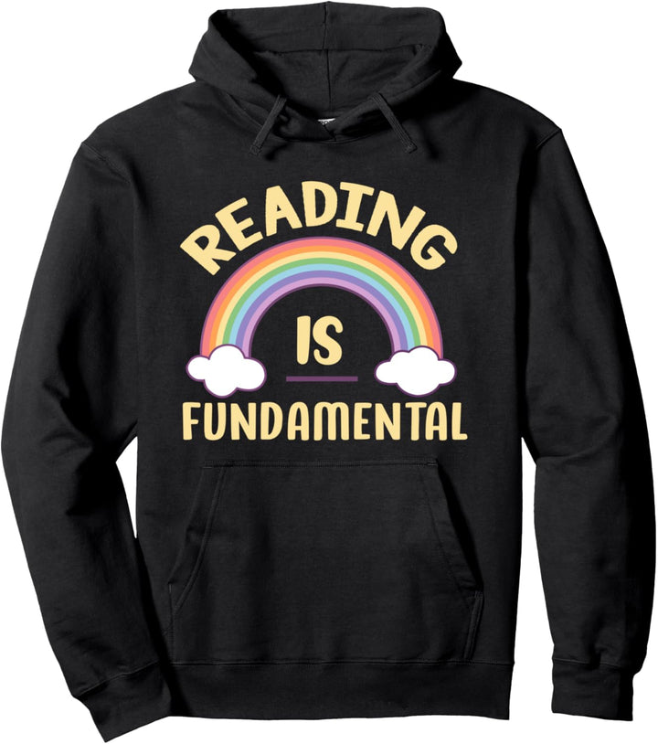 Fundamental Reading Geeky Bookworm Poetry Lover Literature Pullover Hoodie