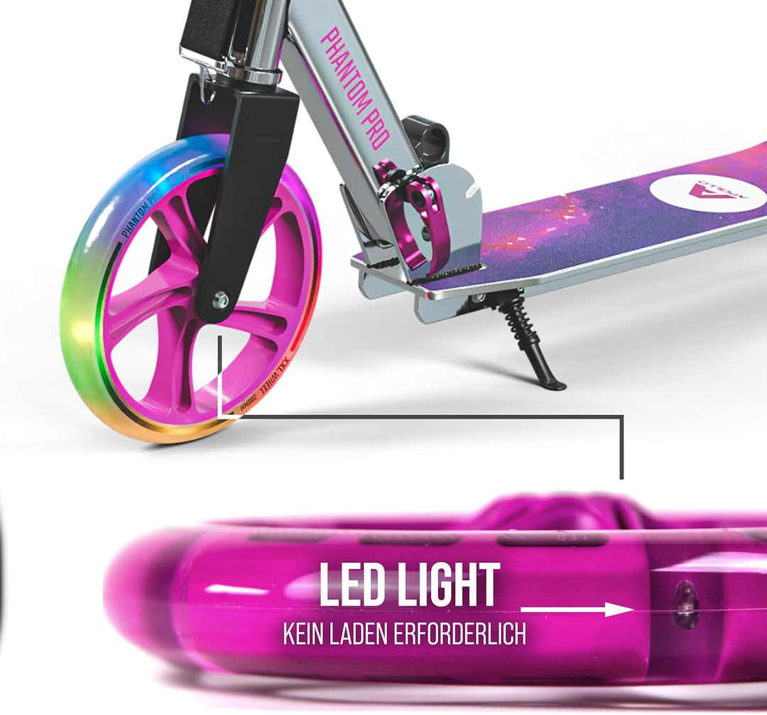 Apollo City Scooter 200mm Ersatzräderset - Pro Wheels mit ABEC 7 Kugellager, Roller Rad Ersatz-Räder