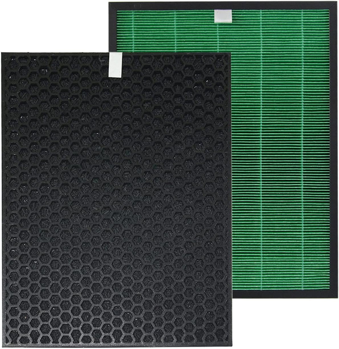 PUREBURG Ersatz HEPA-Filter und Aktivkohlefilter kompatibel mit Coway Airmega 150 Luftreiniger, AP-1