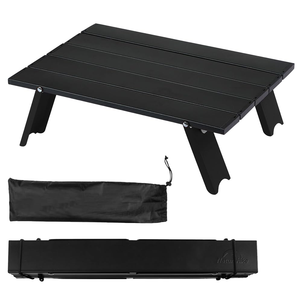 Campingtisch, Campingtisch Klappbar Klein Alu, Klapptisch, Tragbarer Aluminium-Klapptisch, Outdoor T