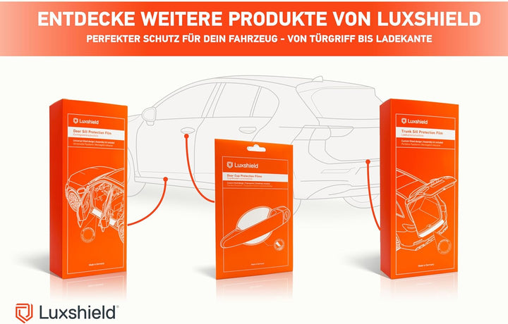 Luxshield Ladekantenschutz Folie für Porsche Macan 1 (I) 95B Facelift I 2018-2021 - Stossstangenschu