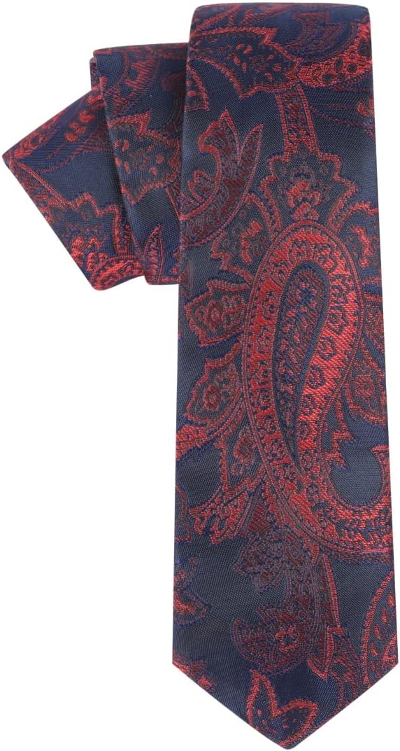 Allthemen Herren Anzugweste Paisley Jacquard Weste Krawatte Einstecktuch Anzug Weste Set für Hochzei