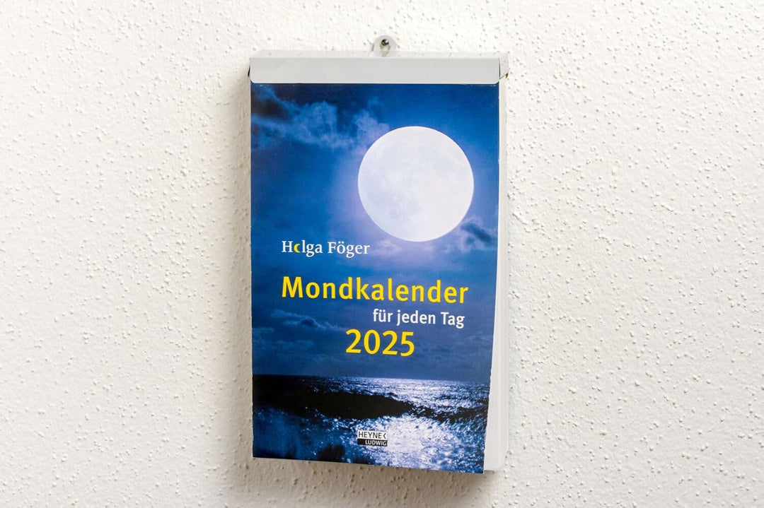 Mondkalender für jeden Tag 2025: Tages-Abreisskalender – perforierte Seiten – zum Aufstellen oder Au