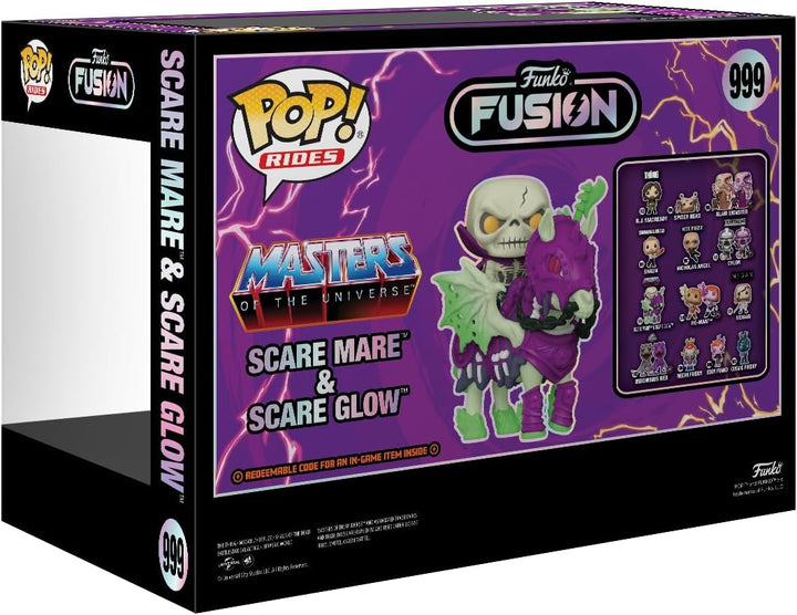 Funko Pop. Rides: Fusion - Scareglow mit Nyte Mare mit Nyte-Mare - Masters of The Universe- Vinyl-Sa