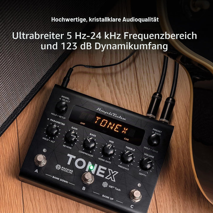 IK Multimedia TONEX Pedal Multi-Effekt-Pedal mit AI Machine Learning Technologie: Nachbildung von je