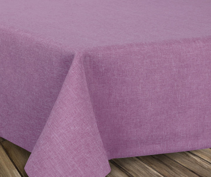 BEAUTEX fleckenabweisende und bügelfreie Tischdecke - Tischtuch mit Lotuseffekt - Tischwäsche in Lei