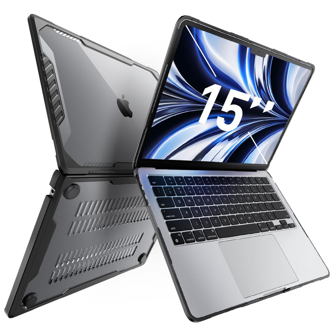 SUPCASE Unicorn Beetle Hülle für MacBook Air 15 Zoll (2023) A2941 M2 Chip, Bumper Case Stossfest Sch