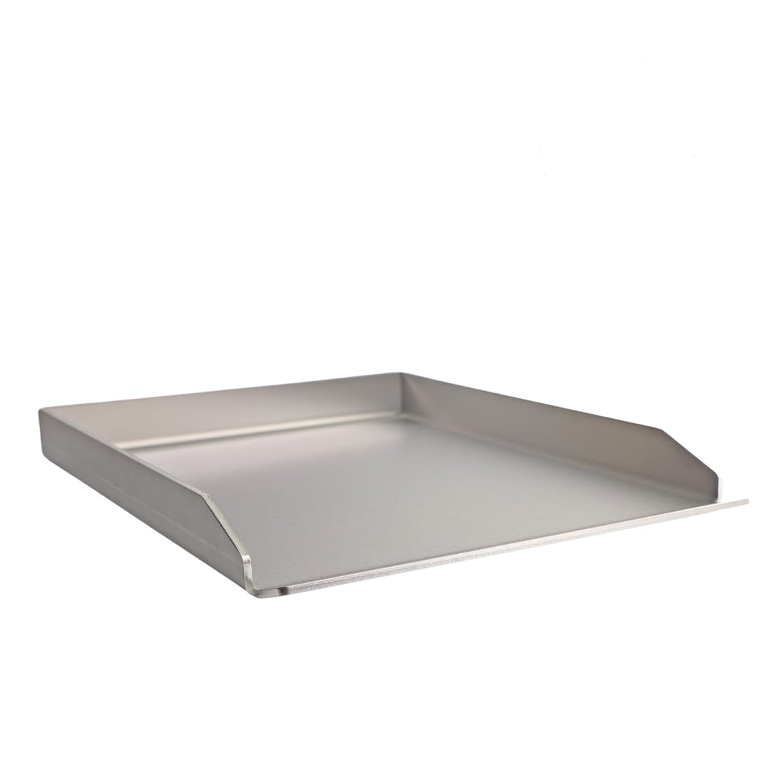 Kette´s Grillzubehör Edelstahl Plancha/Griddle-Plate/Bratplatte/Burger Platte 460 x 350mm 460 x 350m