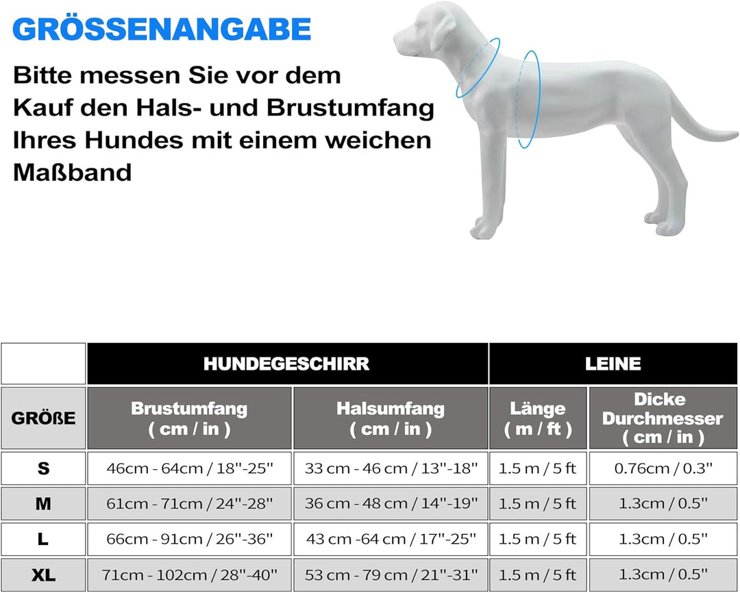 Haapaw Heavy Duty Taktisches Hundegeschirr für mittelgrosse Hunde, kein Zug Verstellbares Haustierge
