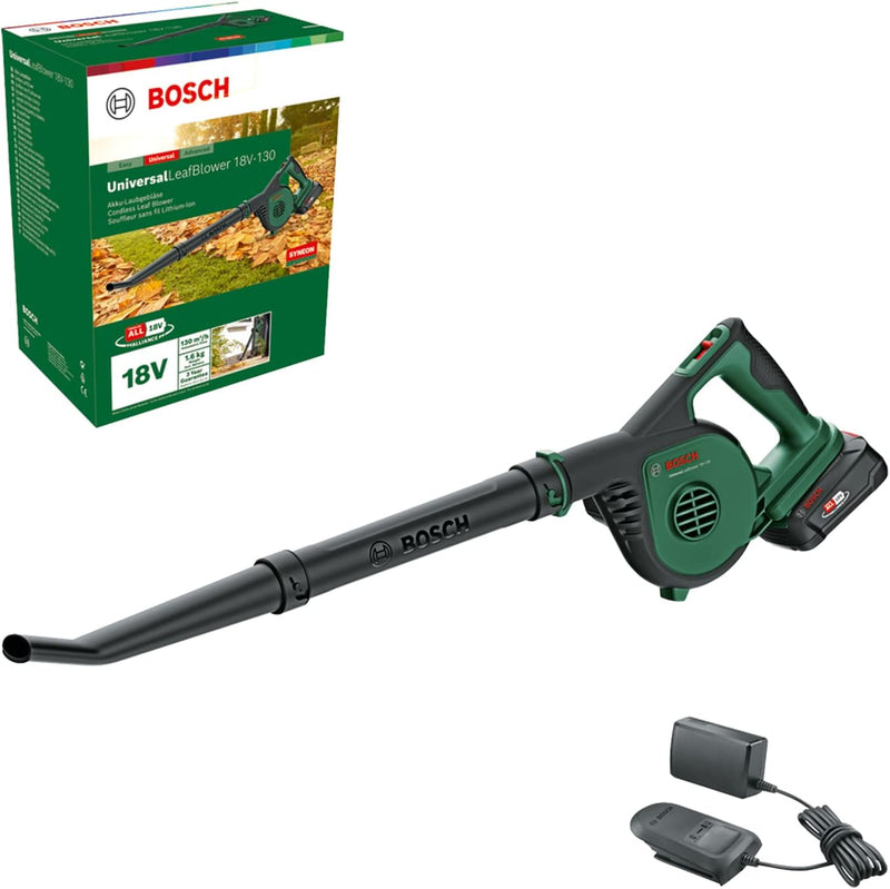 Bosch Akku-Laubbläser UniversalLeafBlower 18V-130 (Für schnelles und einfaches Säubern im Aussenbere