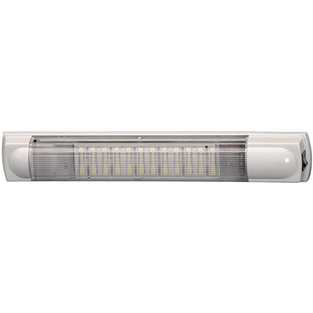 HELLA - Innenraumleuchte - LED - 12/24V - 4.8W - LED - 4000K - Anbau - Lichtscheibenfarbe: glasklar