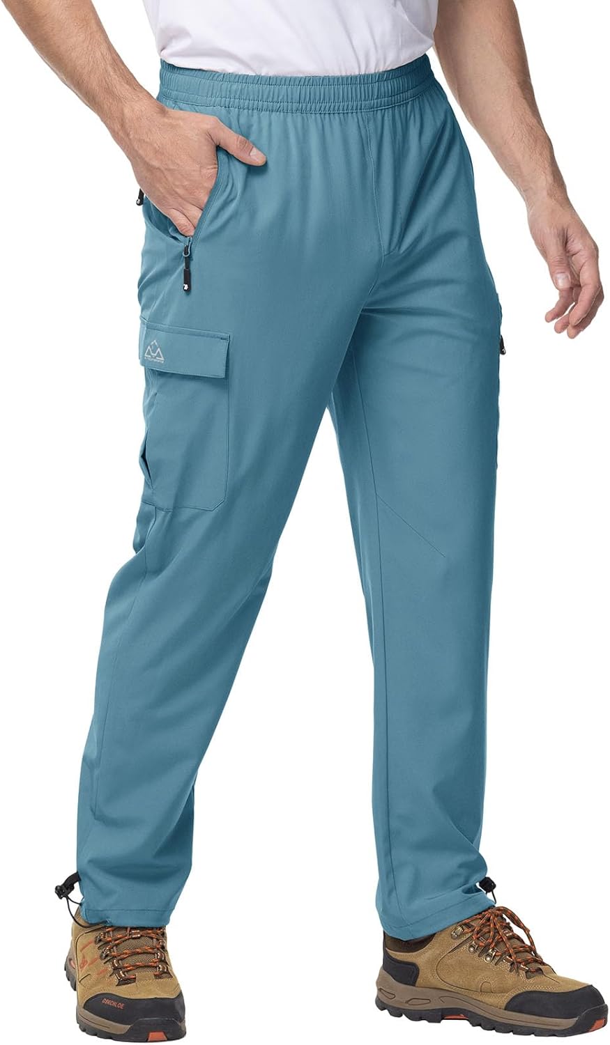 YSENTO Herren Wanderhose Outdoorhose Trekkinghose Sommer Leichte Atmungsaktiv Schnell Trockend Funkt