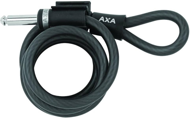 AXA 5011530 1X Kettenschloss Einzelsteckkabel Newton-Steckkabel Schwarz 18010, 180cm10mm, kann nur v