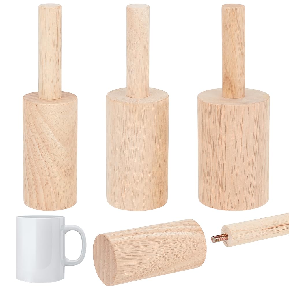 BENECREAT Tassen-Töpferformen in 3 Grössen, 6/7/8 cm Innendurchmesser, Tassenformungswerkzeuge aus H