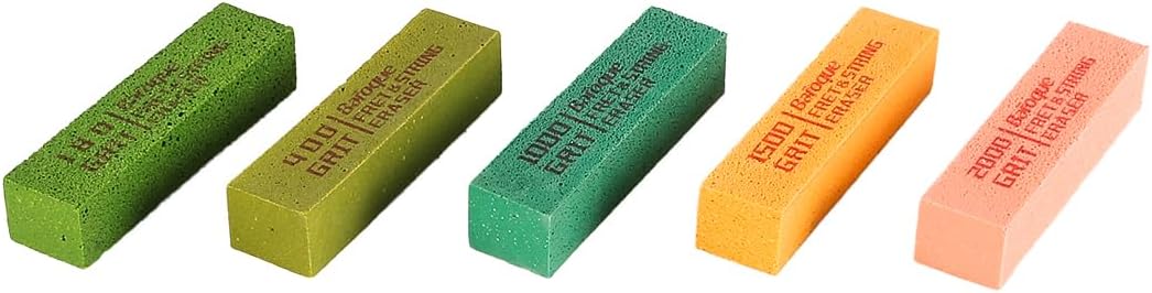 Alnicov Bundradierer für Gitarrenbundpolierreiniger, Bundpolierwerkzeug-Set zum Reinigen von Bunddra