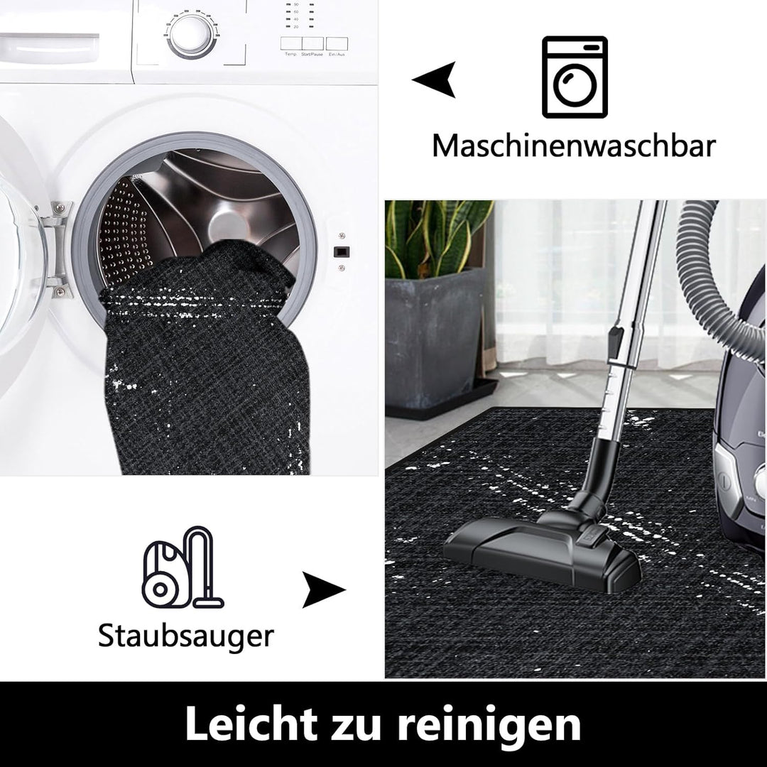 Bodenschutzmatte Bürostuhl 90X120 cm - Luxuriöse Bedruckter Stoff Bürostuhl Unterlage für Parkett un