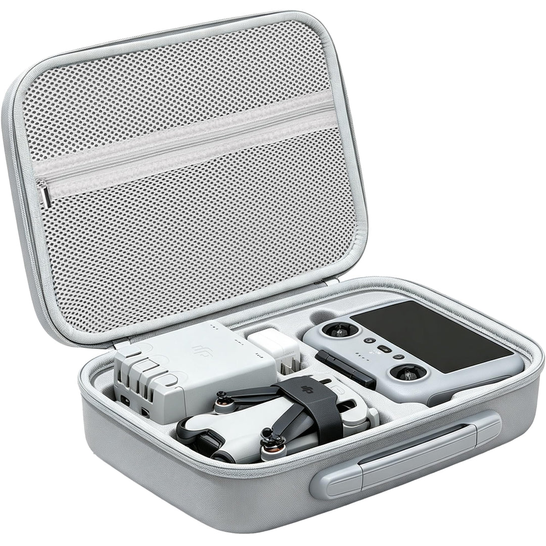 Mini 3 Tasche, Tragbar PU Case für DJI Mini 4/3 Pro Zubehör