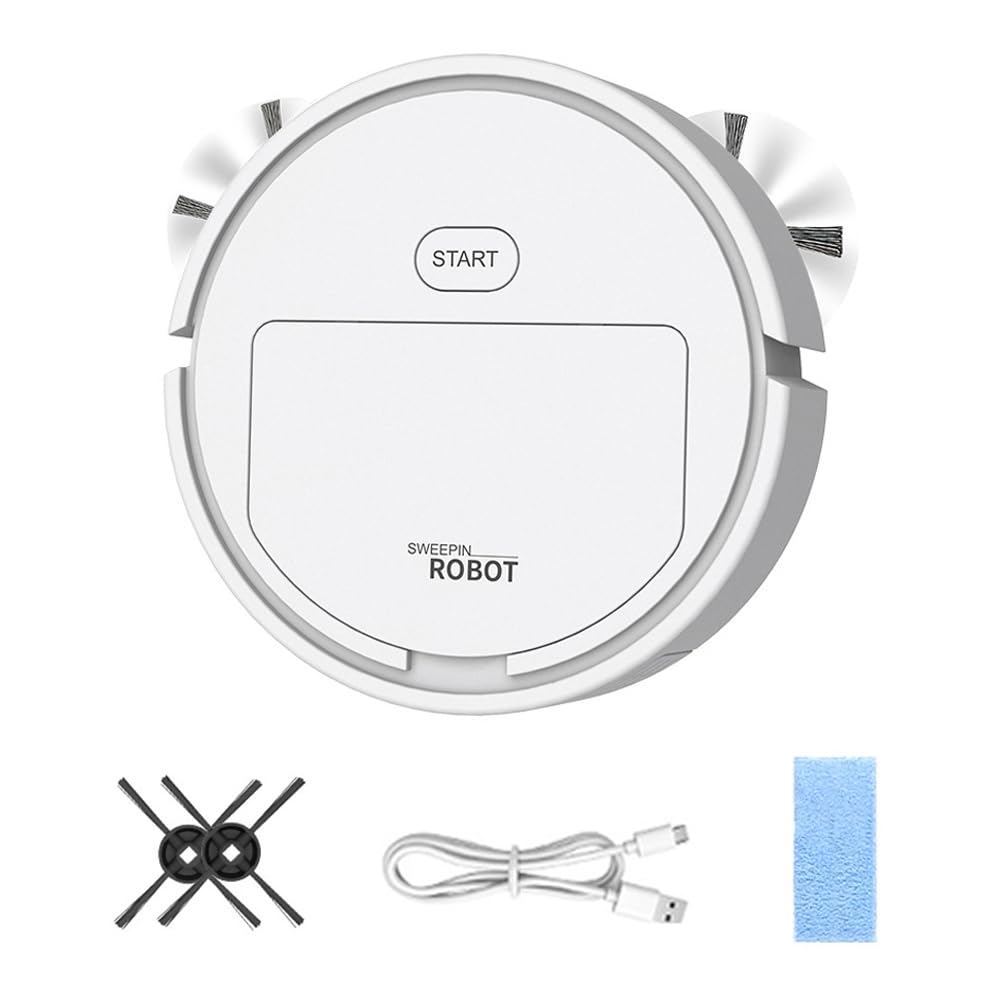 Mini Saugroboter für Auto,Auto Staubsauger Roboter,Ultradünn 6 cm Automatischer Robot Vacuum Cleaner
