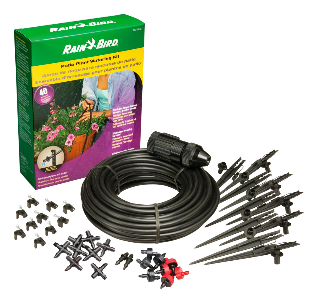 Rain Bird wtrkt Tropfbewässerung Container-Bewässerungs-Kit, eine Verbindung zu Wasserhahn, Patio Ki