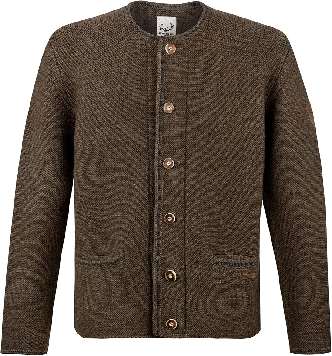 Stockerpoint Herren Jacke Amaro Strickjacke, Fog, Standard