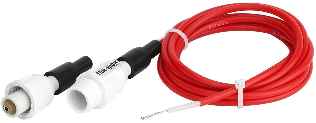 TEN-HIGH Laser Power Supply Hochspannungskabel, 2m Anschlussleitung mit Stecker für Laserröhre und S