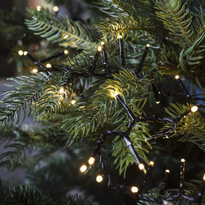 Gresonic-Led-Cluster-Lichterkette-Strombetrieb Deko für Innen Aussen Garten Weihnachtsbaum Hochzeit