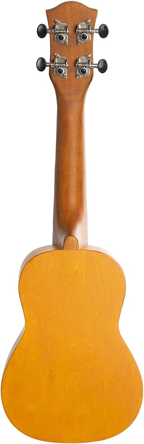 CASCHA Sopran Ukulele Set für Kinder und Erwachsene I Ukulele Starter Kit mit 3 Plektren Tasche I Uk