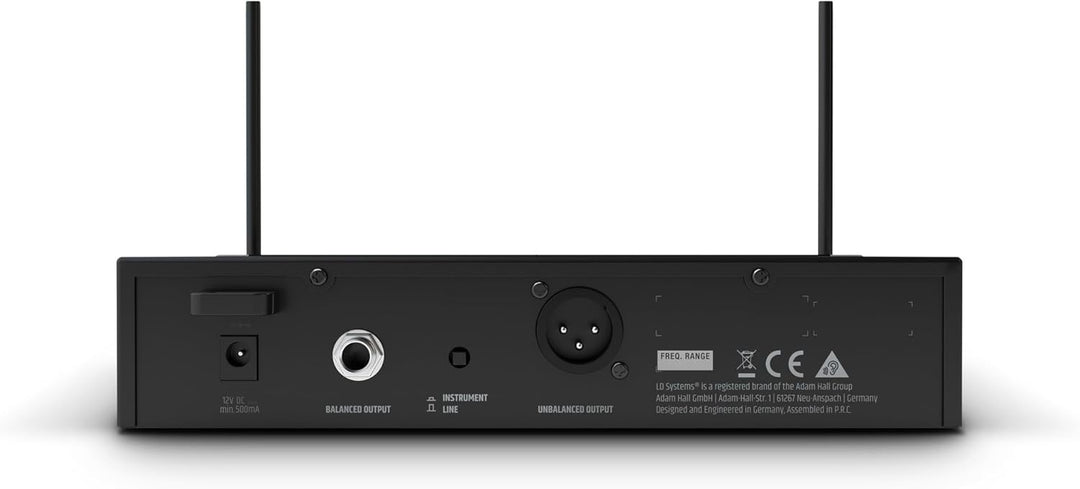 LD Systems U306 R - Empfänger, 655-679 MHz, schwarz 655 - 679 MHz, 655 - 679 MHz