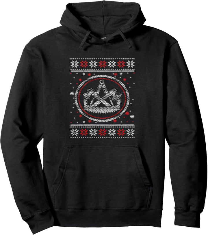 Ugly Zimmermann Motiv Weihnachtszeit Heilig Abend Pullover Hoodie