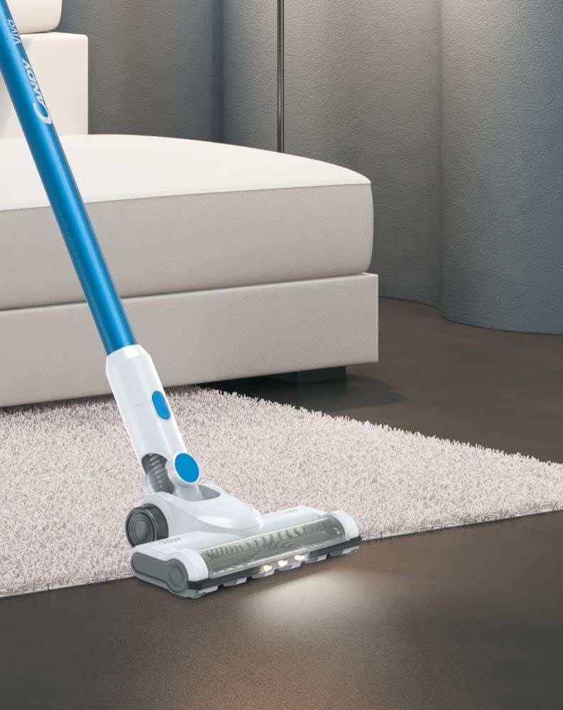 CANDY CVIVA CVIVA20, Besensauger, weiss/blau