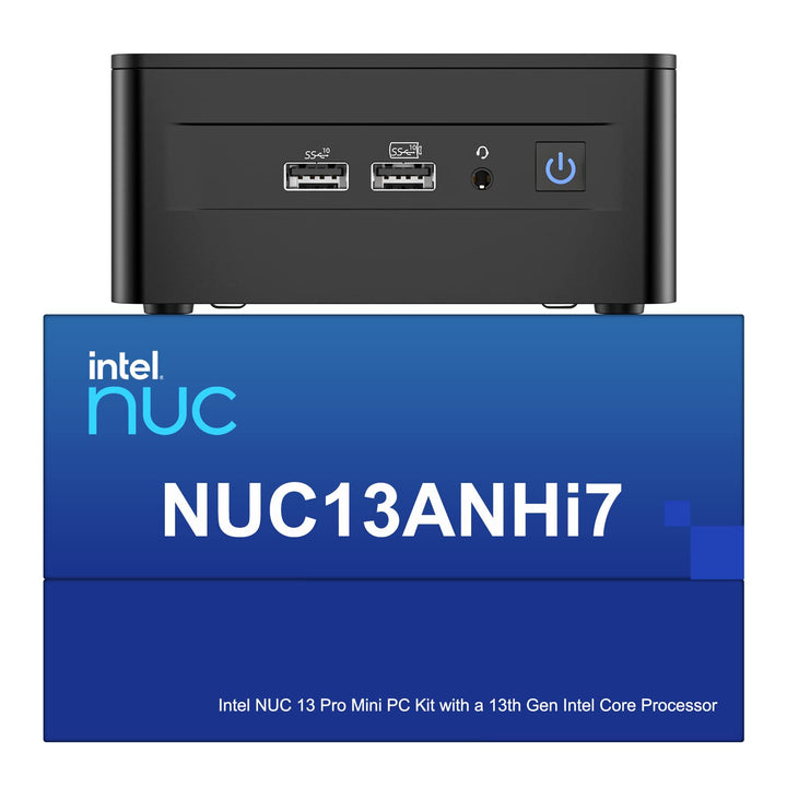 Intel NUC 13 Pro NUC13ANHi7 Arena Canyon Mini PC, Core i7-1360P, 32GB RAM, 2TB SSD, Mini Computer Wi