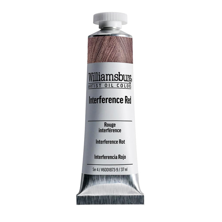 Williamsburg - Handgemachte Oelfarbe - 37 ml - Interferenz Rot 37 Ml Tube Interferenzrot, Interferen