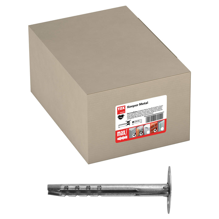 TOX Dämmstoffdübel Keeper 8/140 mm 100 Stück, 027100231 8x140 mm, 8x140 mm