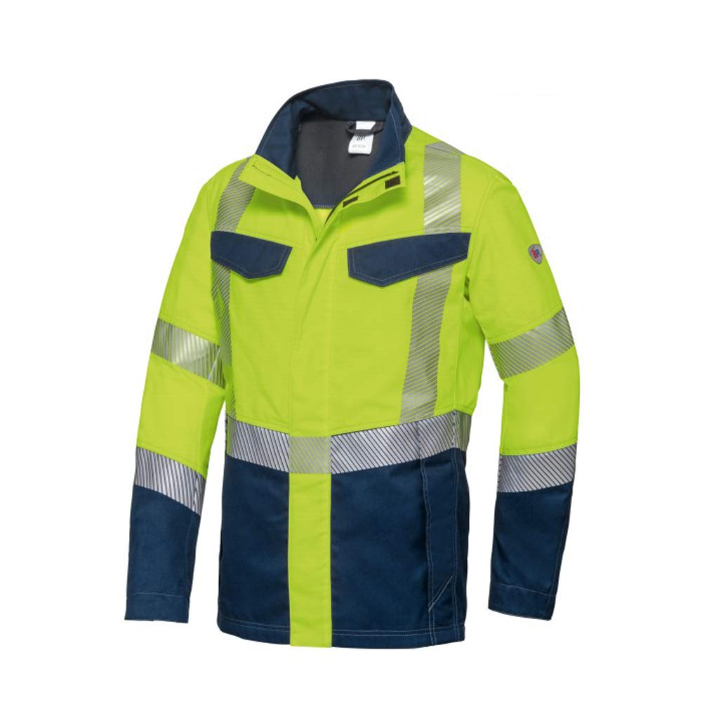 BP 2208-590-6614-52/54l Arbeitsjacke für Männer Stehkragen, Verdeckter Reissverschluss und Druckknop
