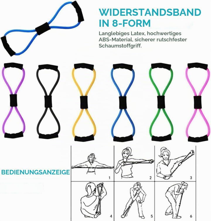 HoldOneLight Essential Pilates Workout Kit für Frauen - Enthält Pilates Ring, 25cm Yoga Ball, Booty