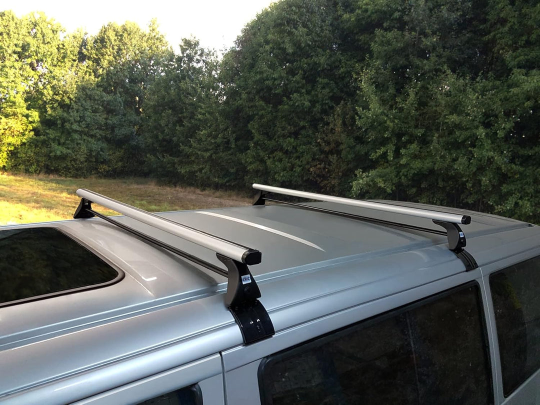 Cruz Kompatibel mit VW T4 MK4 Aluminium Dachträger Alu Cargo AF, Silber