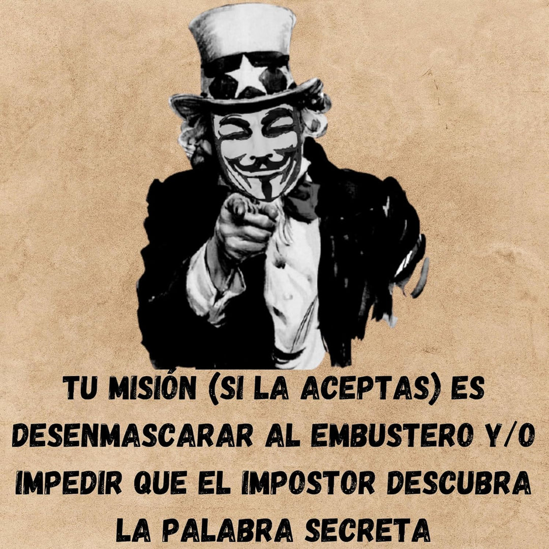 EL Embustero - ¿Conseguirás desenmascararlo? ¡Faroles, creatividad, juegos de palabras y sospechas!