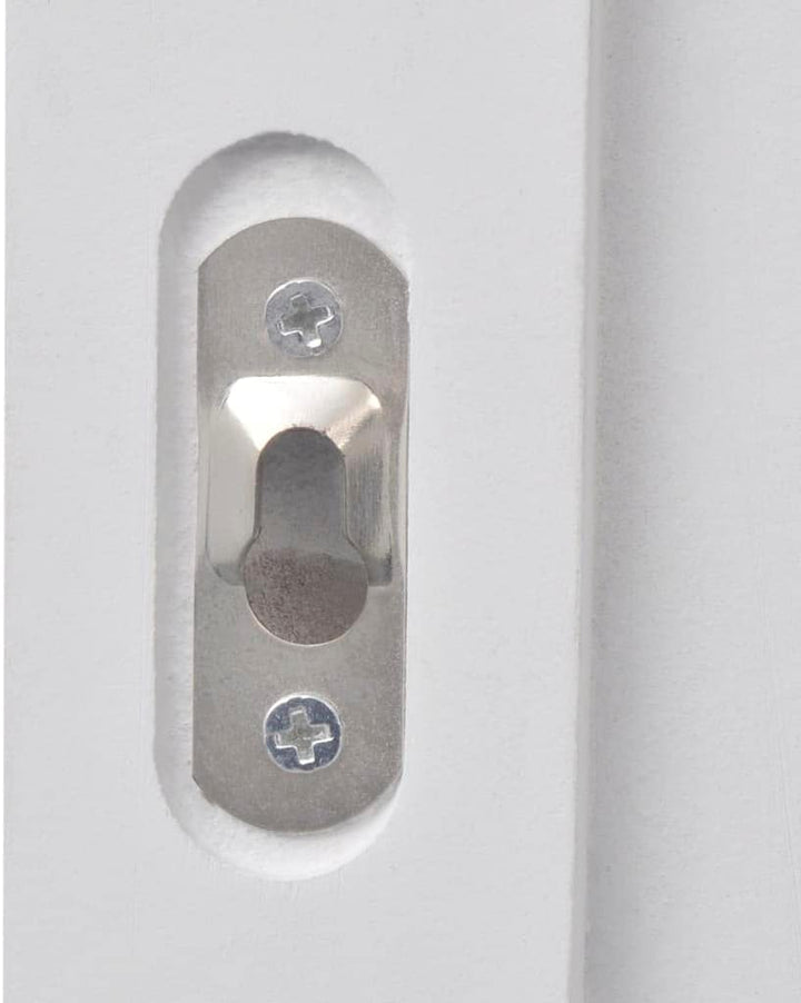 Hothingwell Garderobenständer, 2 Stück, weiss, Barockstil, 3 Kleiderhaken | Hochwertiger Stahl, für