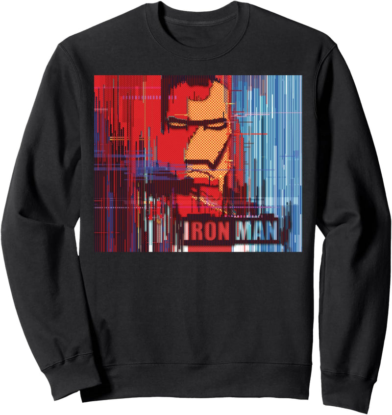 Marvel Iron Man Glitched Poster Sweatshirt