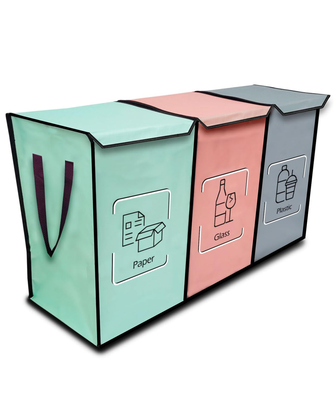 NYIKA Recycling System - Altglas Sammelbehälter - Pfandflaschen Aufbewahrung - Leergut Sammelbehälte