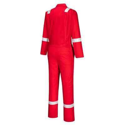 Portwest Iona Baumwoll Overall, Grösse: XXXL, Farbe: Rot, C814RERXXXL rot 3 XL, rot 3 XL