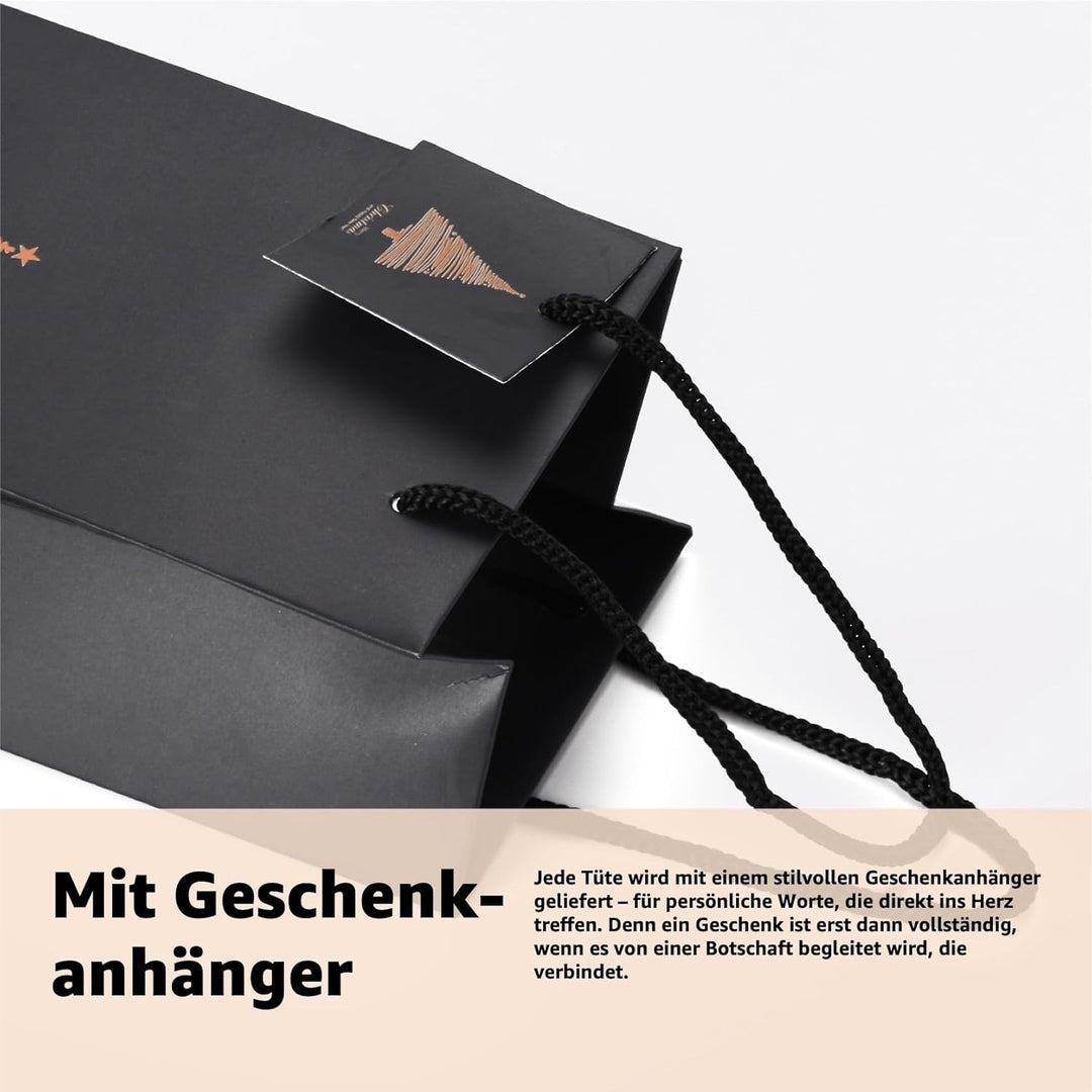 36x Weihnachtstaschen Flaschentüten für Weihnachten - Weintragetaschen &amp; Weintüte - Flaschen &amp; Weine
