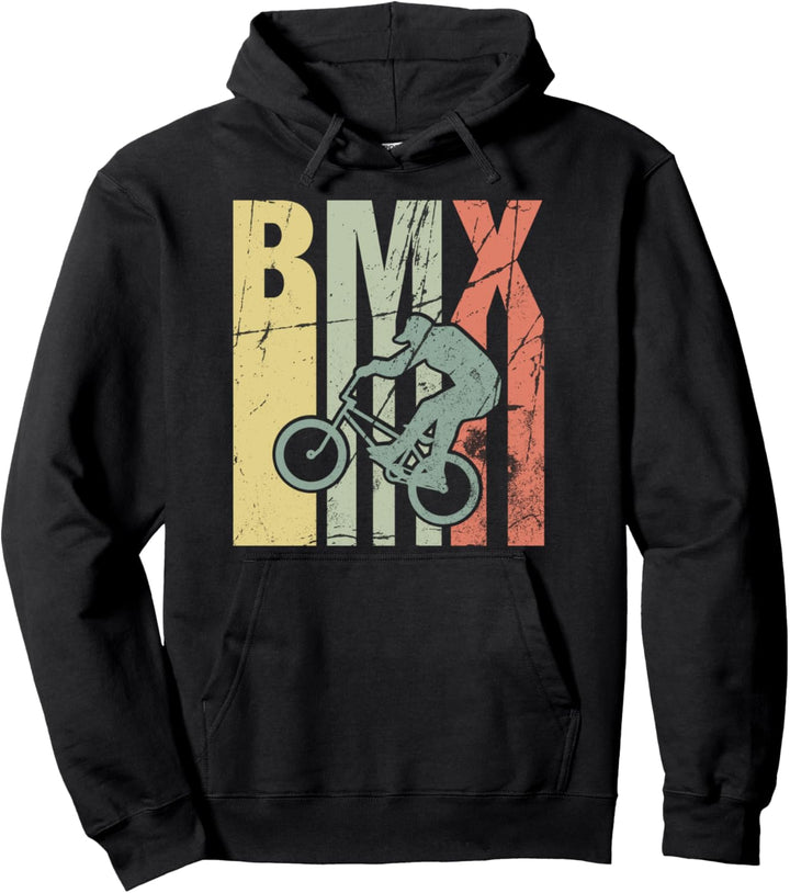 Vintage Retro BMX Geschenk Idee Pullover Hoodie