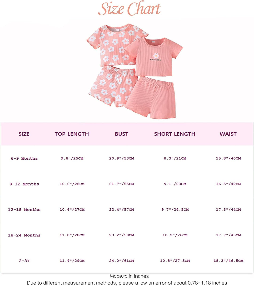 Kleinkind Baby Mädchen kleidung Set Rüschen Gerippte Kurzarm/Langarm T-Shirt Tops + Shorts Hosen 4Pc