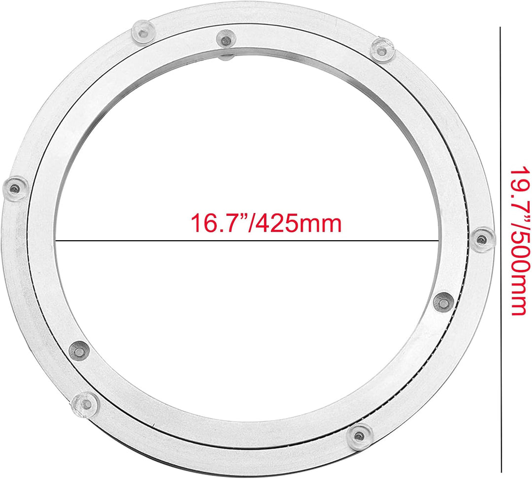 Drehteller aus Aluminiumlegierung, strapazierfähiger drehbarer Drehteller, Lazy Susan, drehbarer Lag