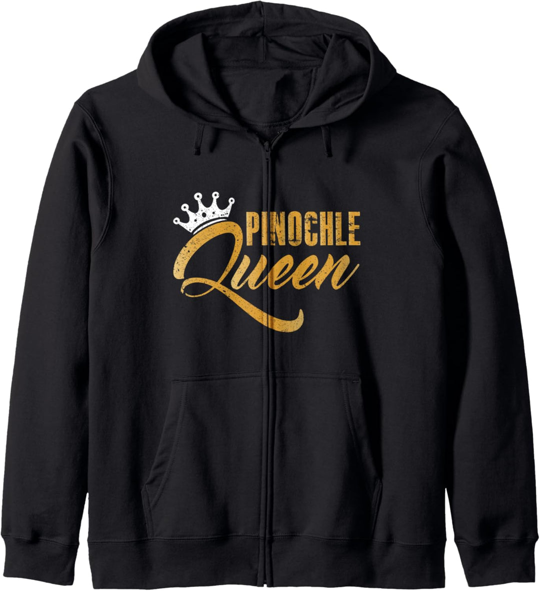 Pinochle Queen Card Game Gamer Player Trick-Taking Kapuzenjacke