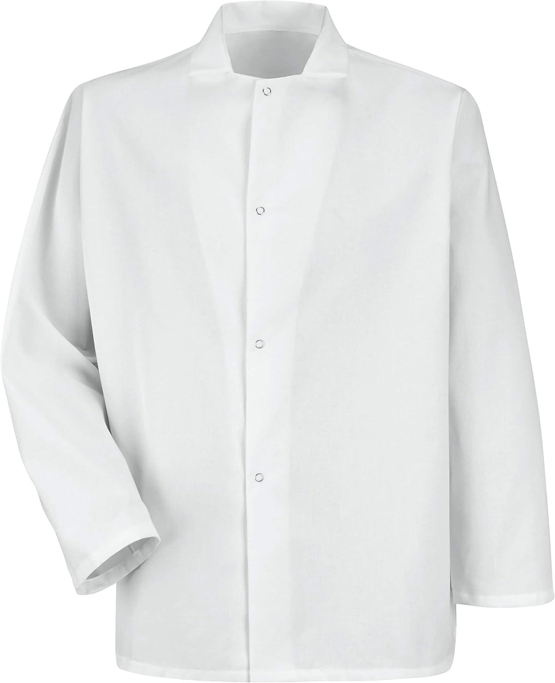 Red Kap Herren Kurzer Metzgermantel mit Greifer Vorne Gripper Front Kurzmantel M Weiss, M Weiss